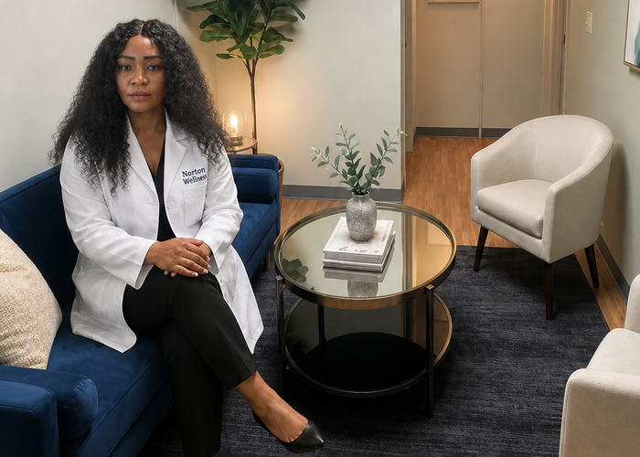 Welcoming mental health professional at Norton Wellness